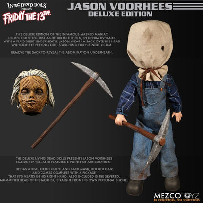 MEZCO - Living Dead Dolls Deluxe Edition Friday The 13th Part II: Jason Voorhees
