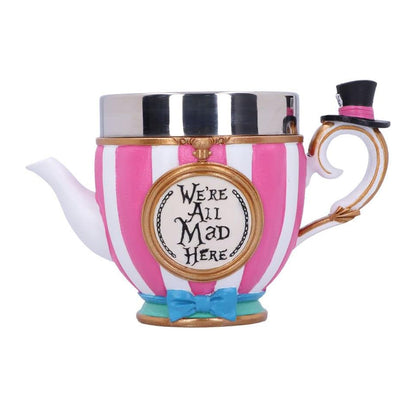 NEMESIS NOW - Pinkys Up: Alice, Rabbit, Hatter & Queen of Hearts (Set de 4 tazas decorativas)