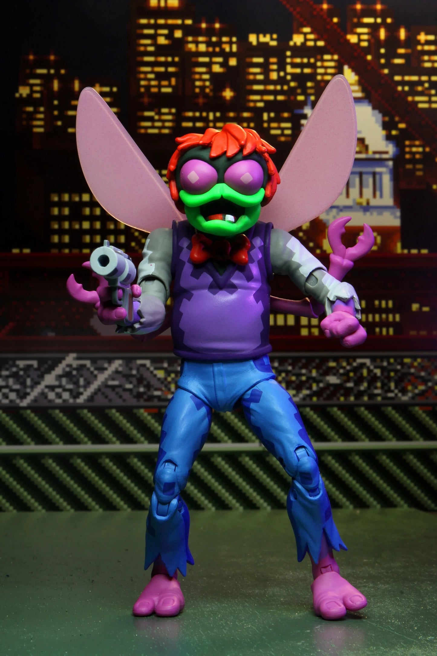 NECA - TMNT: Turtles in Time (1990 video game) - Baxter Stockman (Figura de 7")