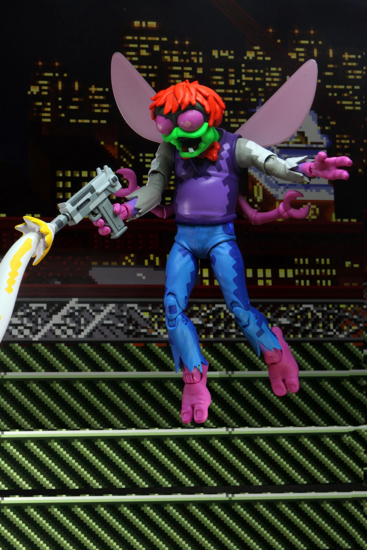 NECA - TMNT: Turtles in Time (1990 video game) - Baxter Stockman (Figura de 7")