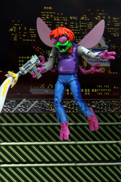 NECA - TMNT: Turtles in Time (1990 video game) - Baxter Stockman (Figura de 7")