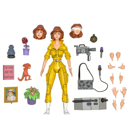 NECA - Teenage Mutant Ninja Turtles: Cartoon Ultimate! - April O’Neil (Figura de 7")