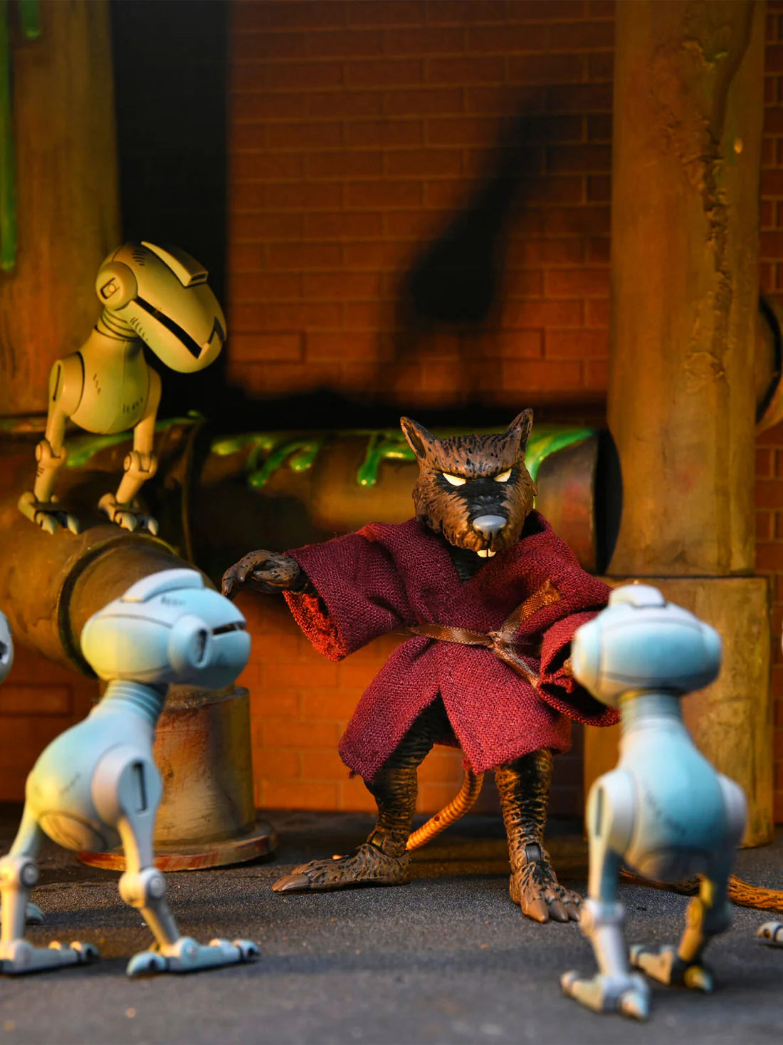 NECA - TMNT (Mirage Comics) - Splinter (Figura de 7")