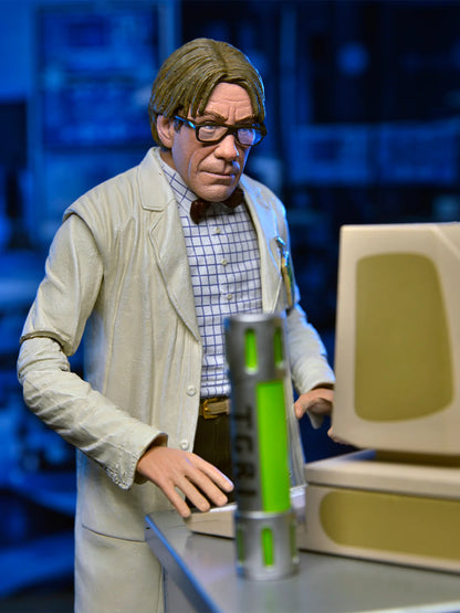 NECA - TMNT 2: Secret of the Ooze (Movie) 2pack - Lab Coat Professor Perry & Hazmat Suit Professor Perry (Figura de 7")