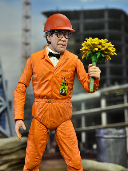 NECA - TMNT 2: Secret of the Ooze (Movie) 2pack - Lab Coat Professor Perry & Hazmat Suit Professor Perry (Figura de 7")