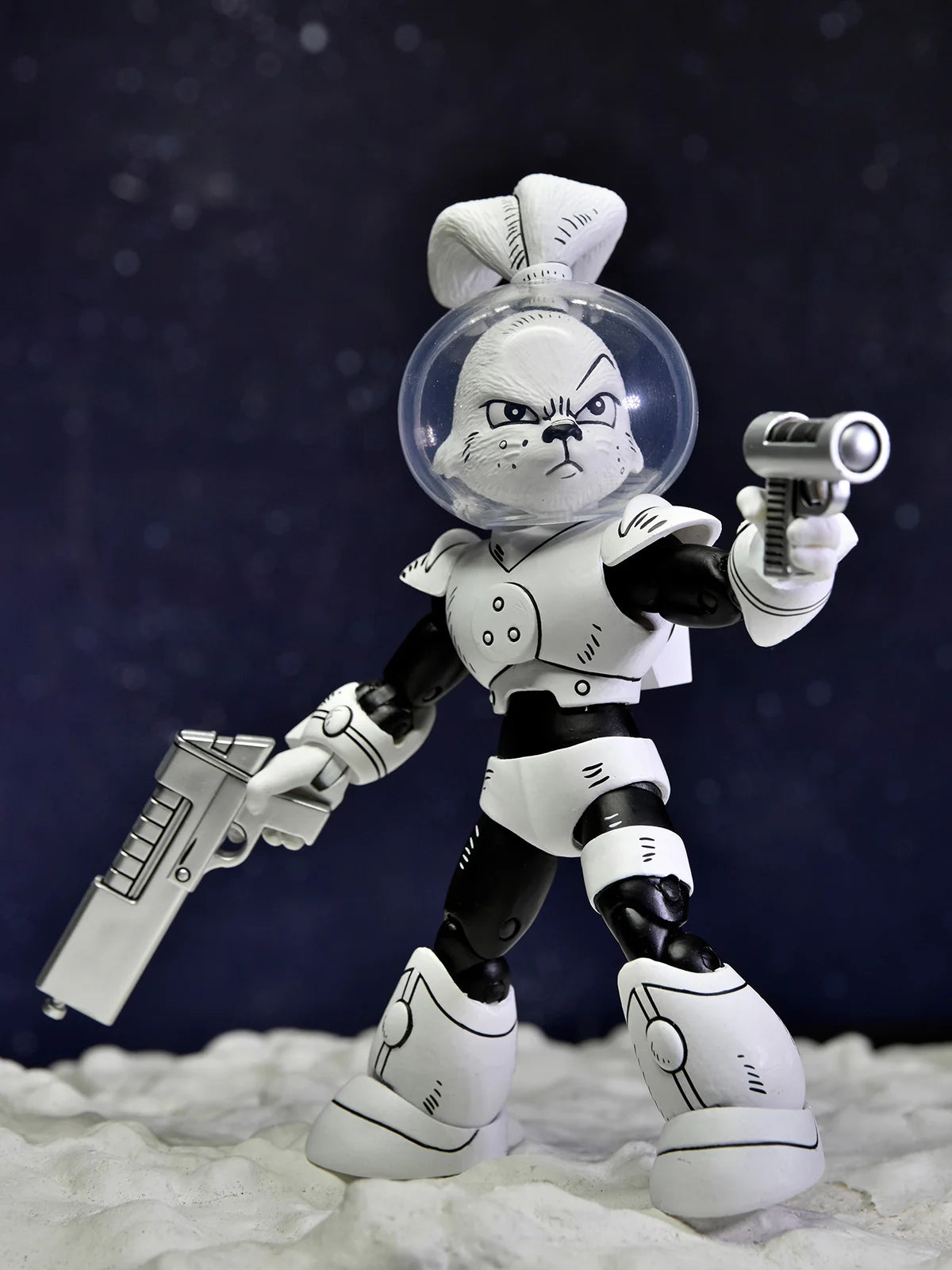 NECA - TMNT Usagi Yojimbo – Space Usagi Yojimbo Black & White Figure (Figura de 7")