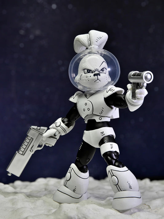 NECA - TMNT Usagi Yojimbo – Space Usagi Yojimbo Black & White Figure (Figura de 7")