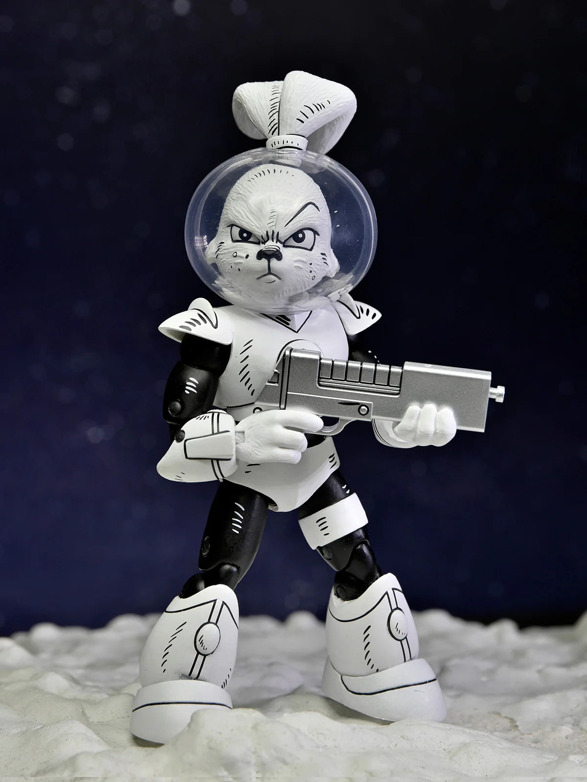 NECA - TMNT Usagi Yojimbo – Space Usagi Yojimbo Black & White Figure (Figura de 7")