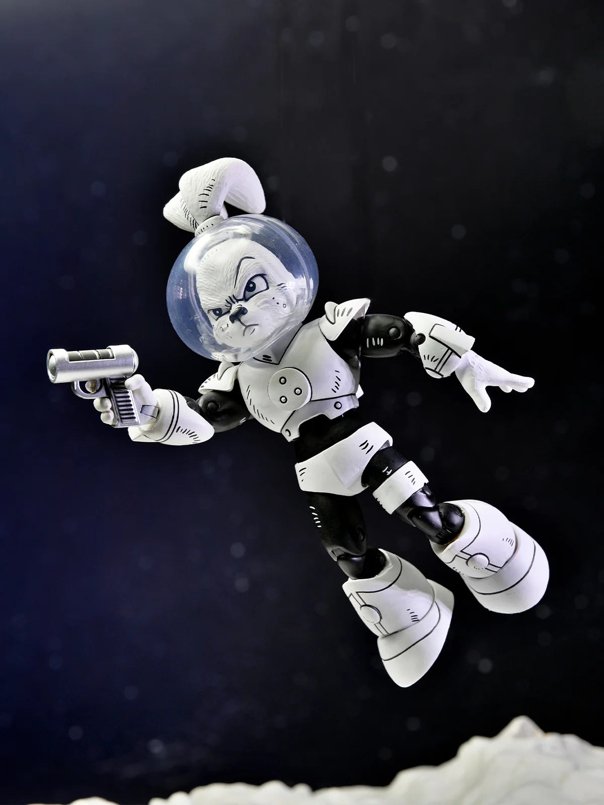 NECA - TMNT Usagi Yojimbo – Space Usagi Yojimbo Black & White Figure (Figura de 7")