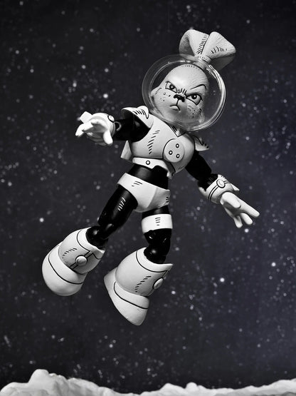 NECA - TMNT Usagi Yojimbo – Space Usagi Yojimbo Black & White Figure (Figura de 7")