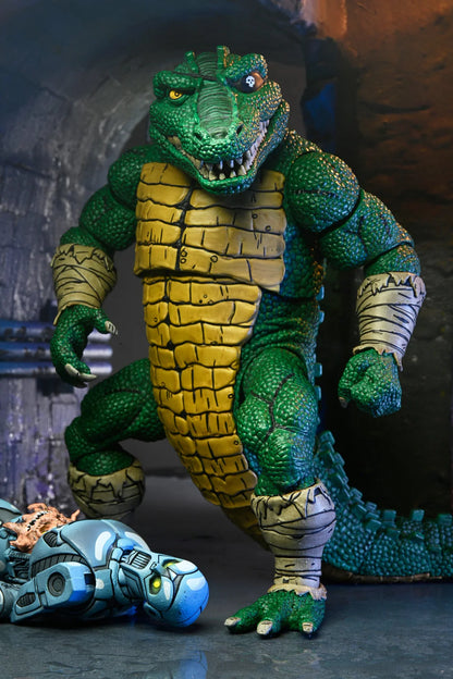 NECA - Teenage Mutant Ninja Turtles (Mirage Comics) - Leatherhead Deluxe Figure (Figura de 7")