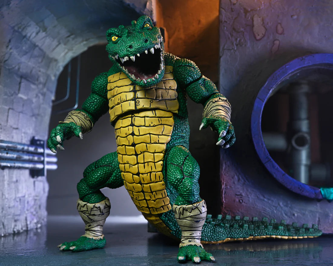 NECA - Teenage Mutant Ninja Turtles (Mirage Comics) - Leatherhead Deluxe Figure (Figura de 7")