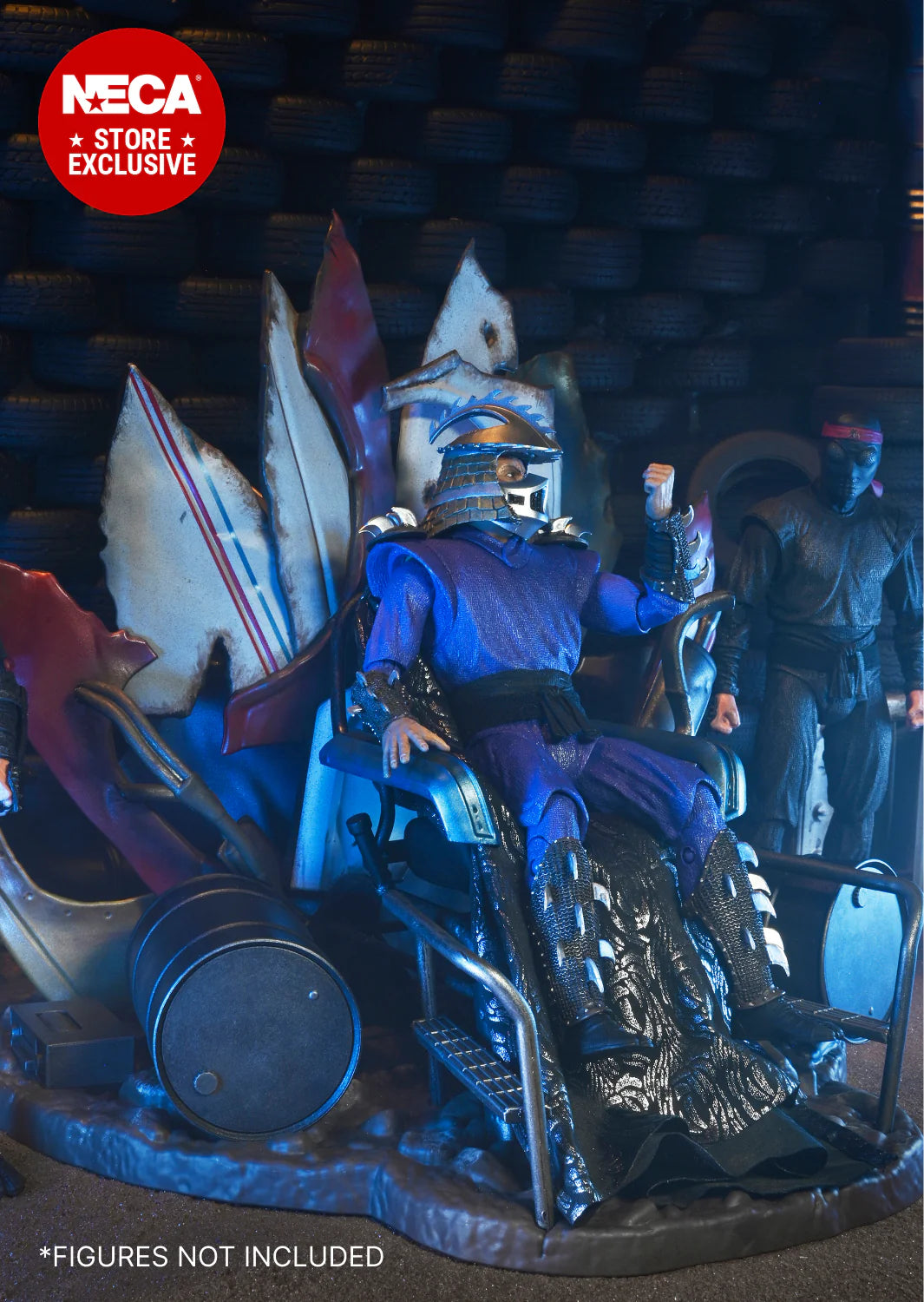 NECA - Teenage Mutant Ninja Turtles 2: Secret of the Ooze Diorama Shredder's Throne (27 cm)