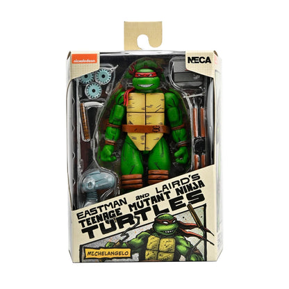 NECA - Teenage Mutant Ninja Turtles (Mirage Comics TMNT) - Raphael + Michelangelo + Donatello + Leonardo (Figuras de 7")