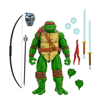 NECA - Teenage Mutant Ninja Turtles (Mirage Comics TMNT) - Raphael + Michelangelo + Donatello + Leonardo (Figuras de 7")