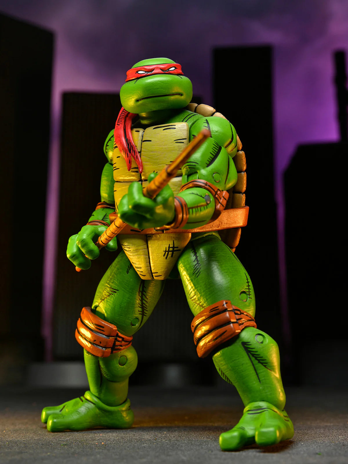 NECA - Teenage Mutant Ninja Turtles (Mirage Comics TMNT) - Raphael + Michelangelo + Donatello + Leonardo (Figuras de 7")
