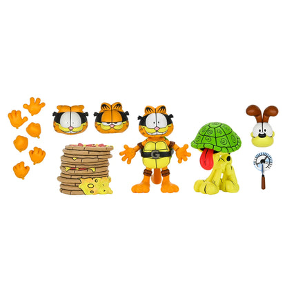 TMNT (Archie Comics) x Garfield - Figura a escala de 7 pulgadas Ultimate - Garfello and Odie