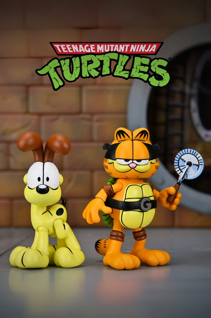 TMNT (Archie Comics) x Garfield - Figura a escala de 7 pulgadas Ultimate - Garfello and Odie