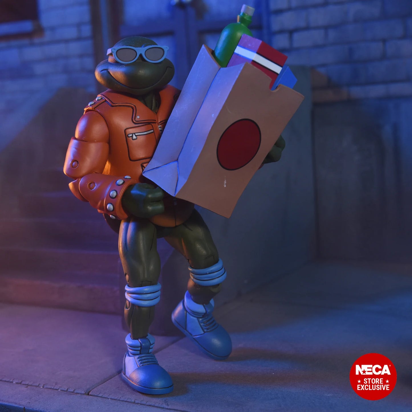 NECA - TMNT (Cartoon) - Punk Leonardo y Punk Raphael 2 pack (Figura de 7")