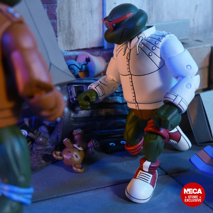 NECA - TMNT (Cartoon) - Punk Leonardo y Punk Raphael 2 pack (Figura de 7")