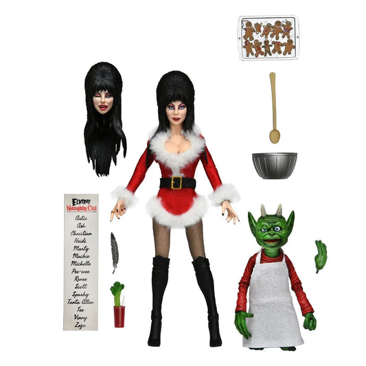 NECA - Elvira Very Scary Christman (Figura de 8")