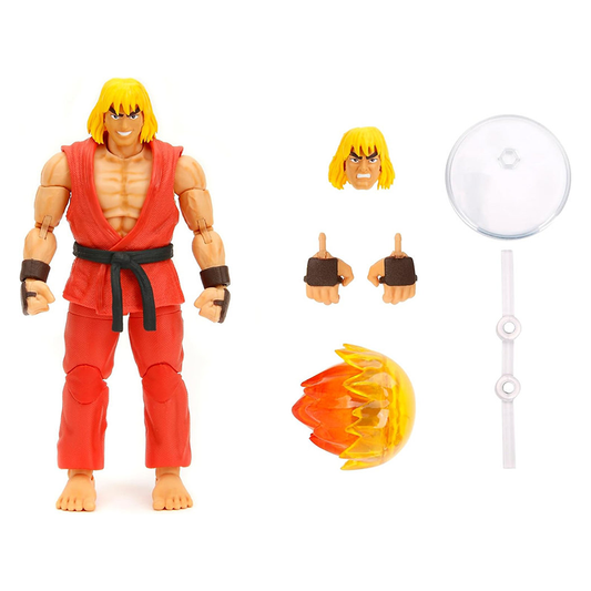 JADA TOYS - Street Fighter II Ultra - Ken (Figura de 6")