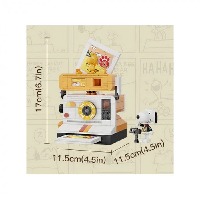 PANTASY - Snoopy (Peanuts) Retro Time Series - Camera Polaroid  (Bloques para armar)