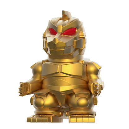 SUPER 7 - TOHO  FUN FUN! - Godzilla: Mechagodzilla (Vintage Toy Gold) (Figura de 5")