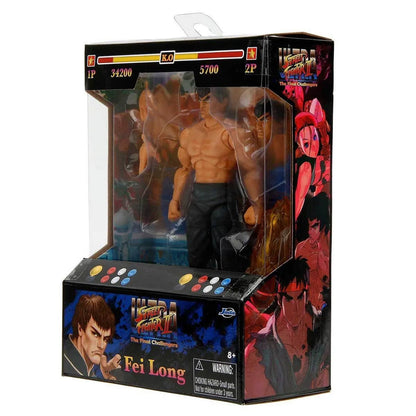 JADA TOYS - Street Fighter II Ultra: Fei Long (Figura de 6")