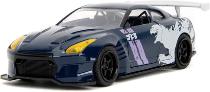 Godzilla 2009 - Vehiculo a escala de 1:32 Die-cast Hollywood Rides - 2009 Nissan GT-R R35  - Ben Sopra