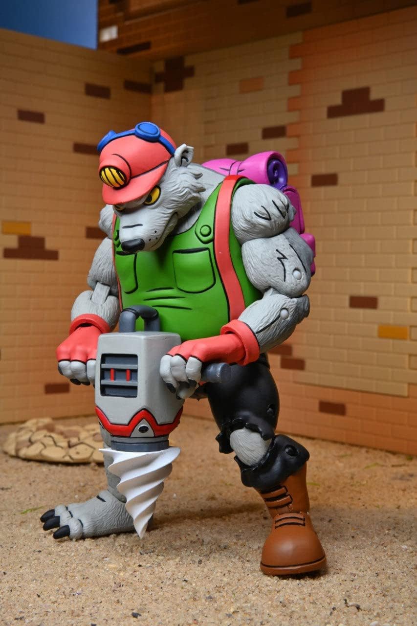 NECA - TMNT (Cartoon) - Dirtbag y Groundchuck 2 pack (Figura de 7")