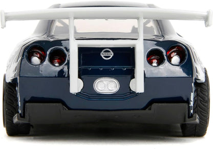 Godzilla 2009 - Vehiculo a escala de 1:32 Die-cast Hollywood Rides - 2009 Nissan GT-R R35  - Ben Sopra