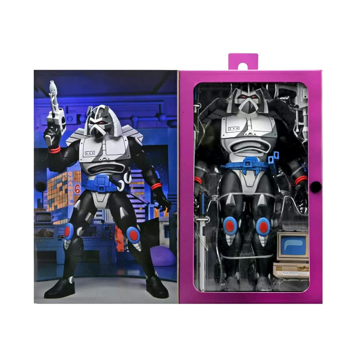 NECA - TMNT (Cartoon) - Chrome Dome Ultimate! (Figura de 7")