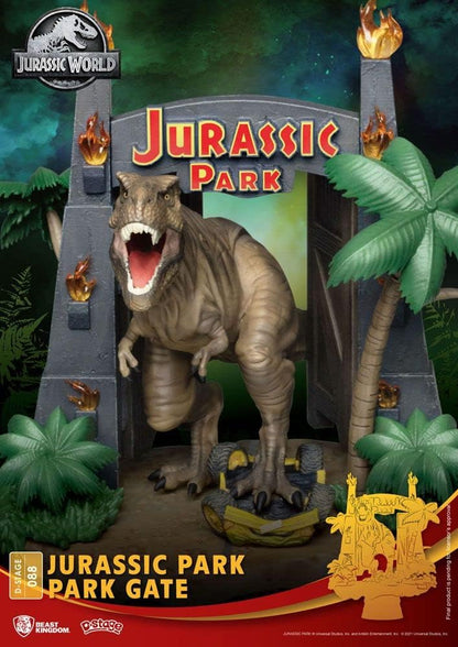 Jurassic Park - D-Stage Park Gate Statue - 6"