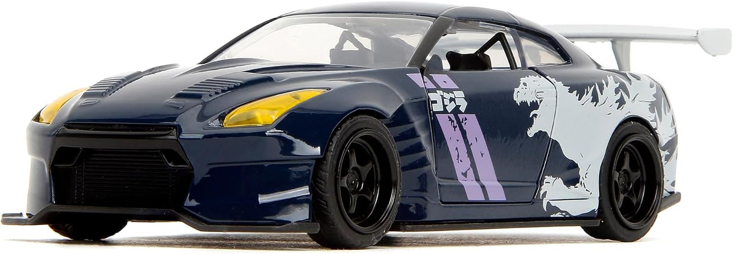 Godzilla 2009 - Vehiculo a escala de 1:32 Die-cast Hollywood Rides - 2009 Nissan GT-R R35  - Ben Sopra