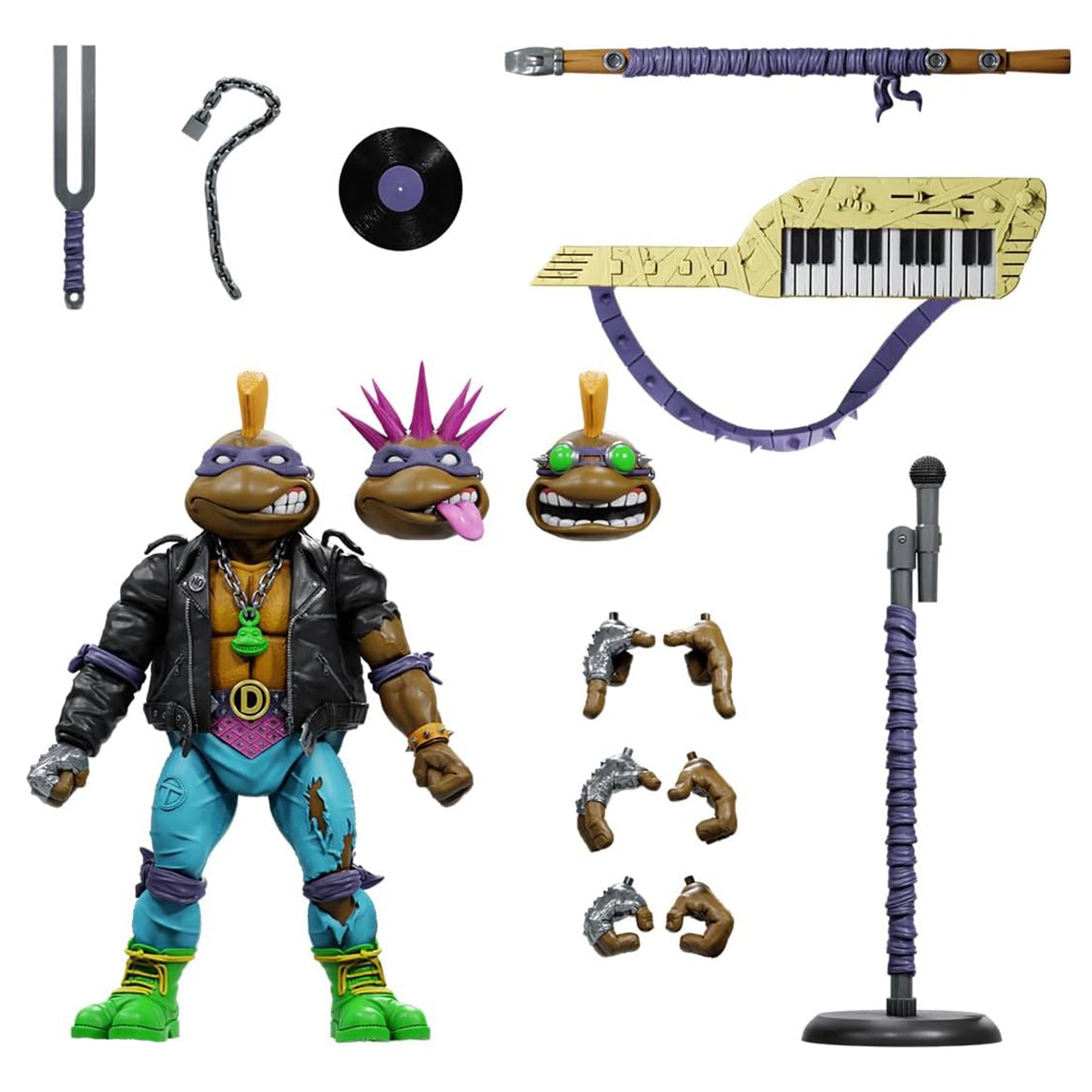SUPER 7 - TMNT Ultimates! - Wave 07 - Punker Don (Figura de 7")