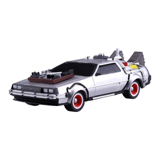 AOSHIMA - Back to The Future III - Pullback Time Machine Delorian (Vehículo escala 1:43) (Model Kit)