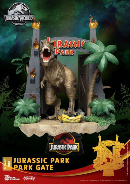 Jurassic Park - D-Stage Park Gate Statue - 6"