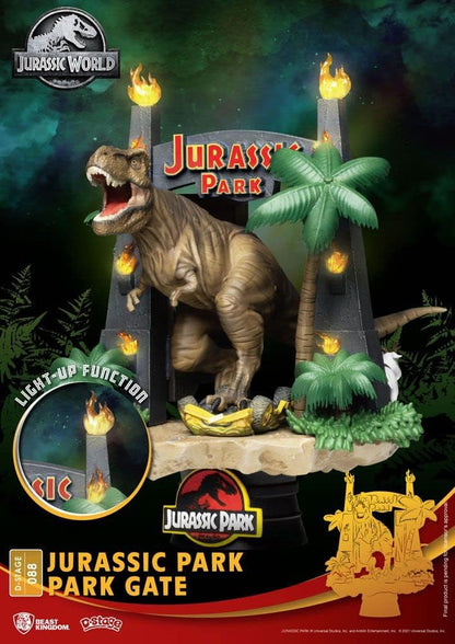 Jurassic Park - D-Stage Park Gate Statue - 6"
