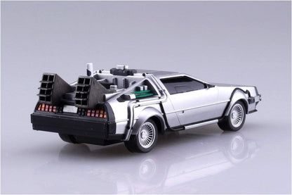 AOSHIMA - Back to The Future II - Pullback Time Machine Delorian (Vehículo escala 1:43) (Model Kit)