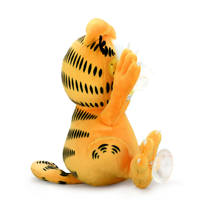 KID ROBOT - Garfield scared - Suction cup window clinger (Peluche de 8" para ventana)