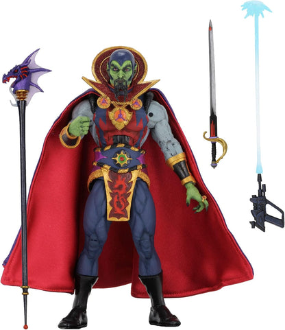 King Features: Defenders of the Earth - Figura a escala de 7 pulgadas Serie 1 wavex3 fig ind - Ming the Merciless - NECA