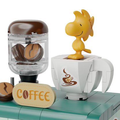 PANTASY - Snoopy (Peanuts) Retro Time Series - Coffee Maker (Bloques para armar)