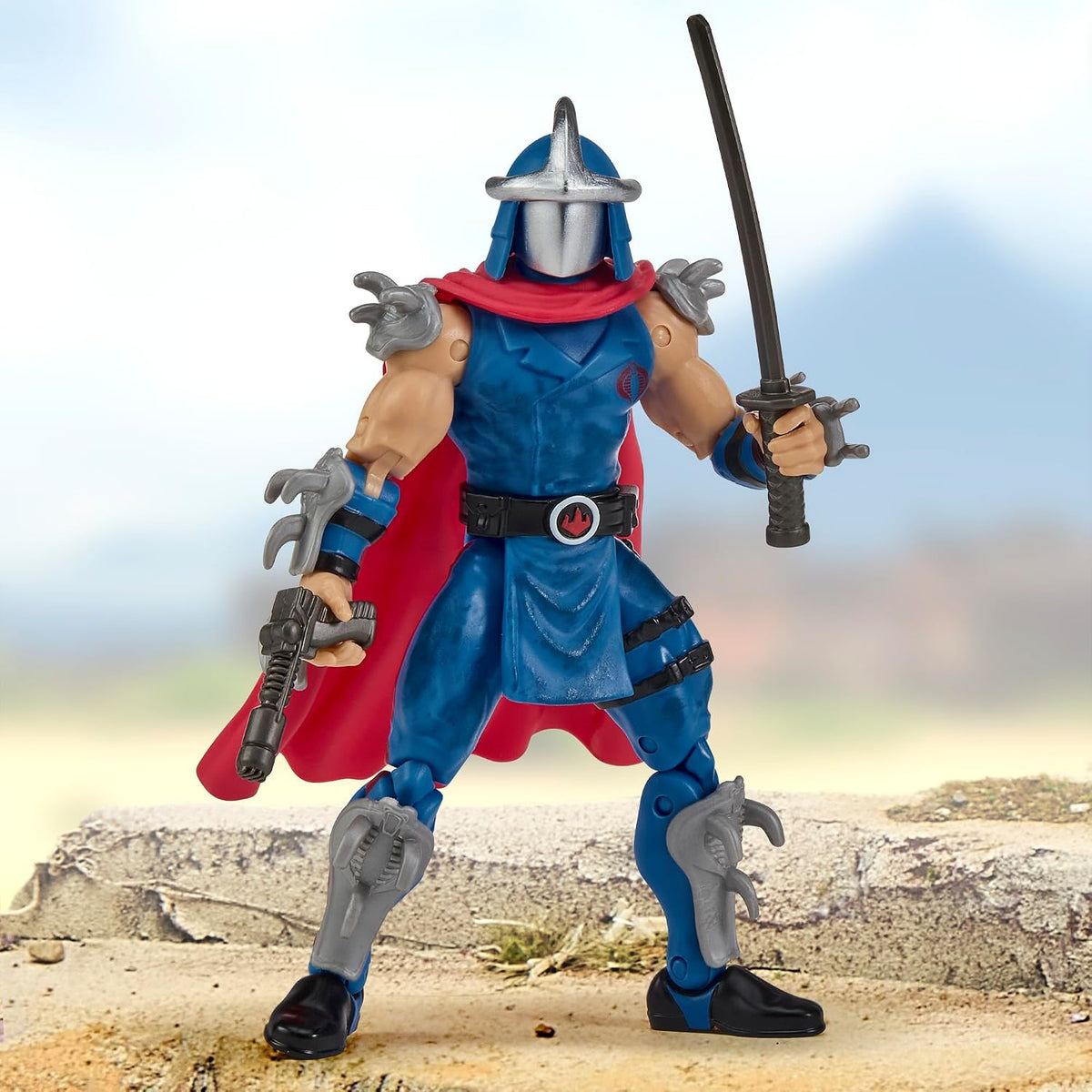 TMNT X GI JOE - Figura de 5 pulgadas - Shredder x Cobra Commander