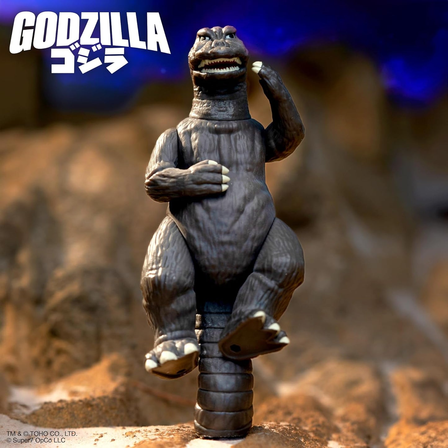 SUPER 7 - TOHO - Godzilla (1965) Victory Celebration (Figura de 3.75")