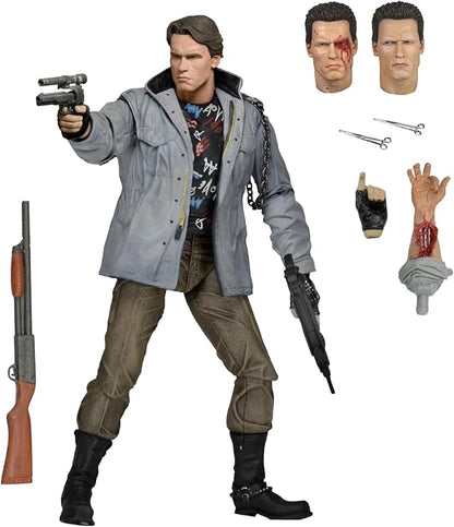 Terminator - Figura a escala de 7 pulgadas Ultimate - T-800 (Tech Noir)