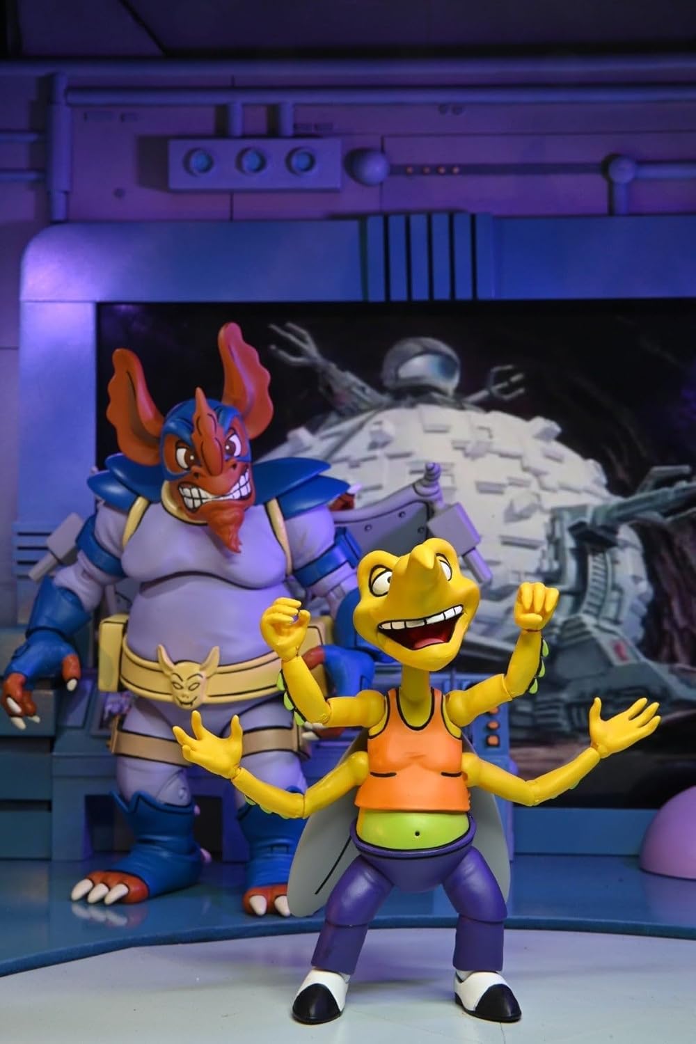 NECA - TMNT (Cartoon) - Wingnut & Screwloose 2 pack (Figura de 7")