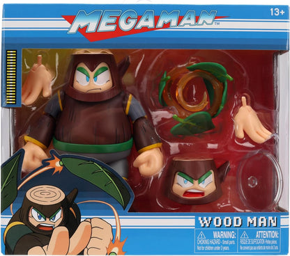 Mega Man - Figura de 6 pulgadas Serie 3 - Wood man