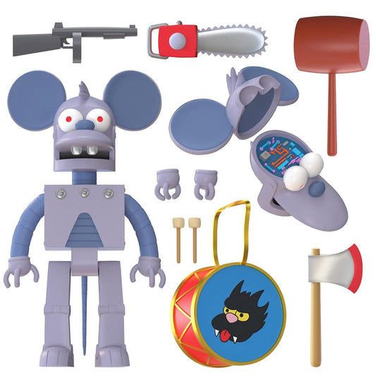 SUPER 7 - The Simpsons Ultimates Robot Itchy (Figura de 7")