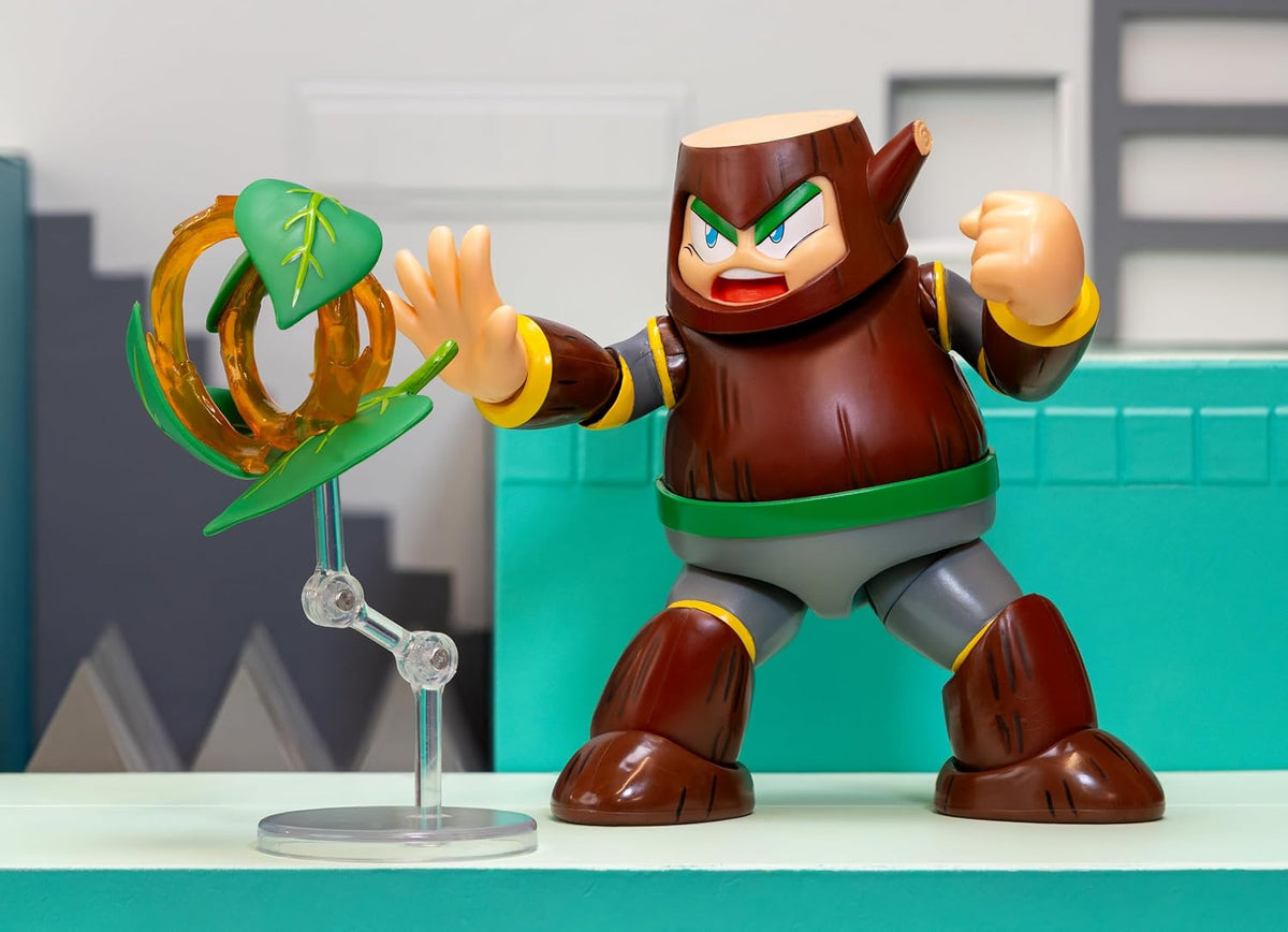 Mega Man - Figura de 6 pulgadas Serie 3 - Wood man